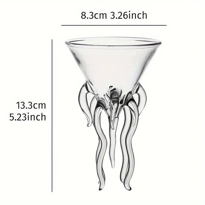 Unique, octopus-inspired cocktail glass Bowlift