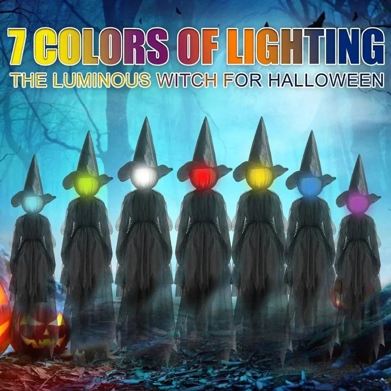 BowLift | Glowing Hand-Holding Halloween Witch Decor