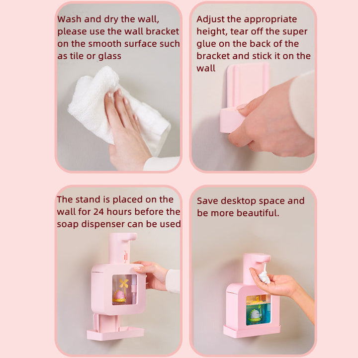 BowLift | Cute Pet Transparent Automatic Soap Dispenser