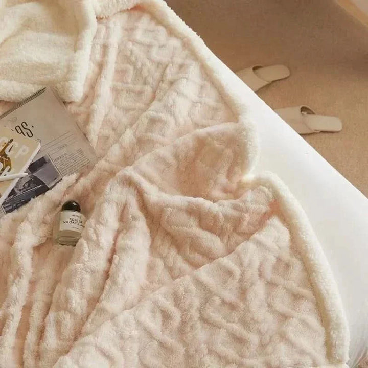 BowLift | Thick Lambswool Fleece Winter Blanket Soft Warm Throw