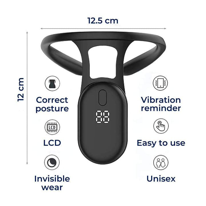 BowLift | Posture Corrector for Neck and Back Support | Real-Time Feedback for Spine Alignment and Improved Posture