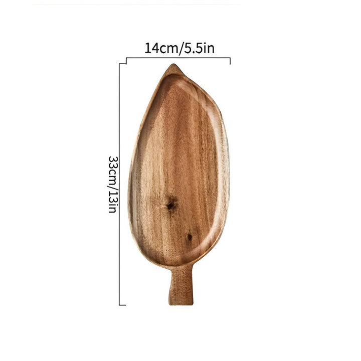 BowLift | Leaf-Shaped Wooden Serving Plate
