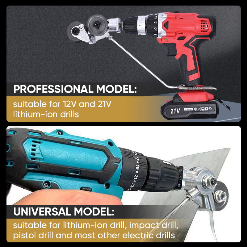 BowLift | Electric Drill Metal Shears Cutter Nibbler