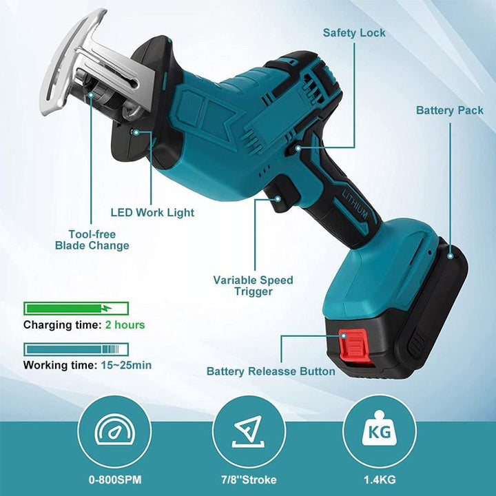BowLift | Battery electric reciprocating saw