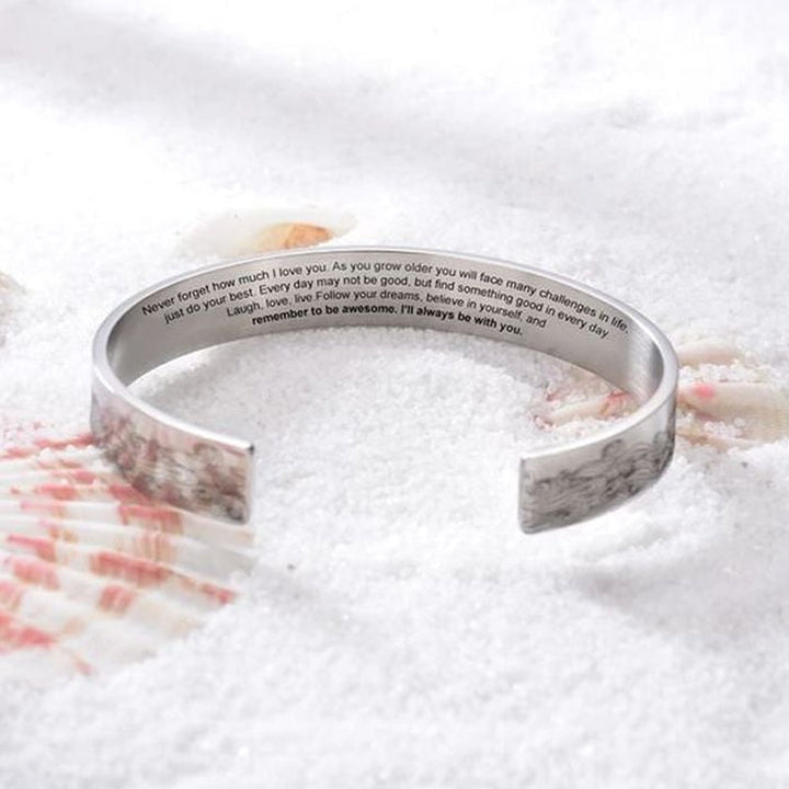 BowLift | For my granddaughter, I will always be with you bracelet