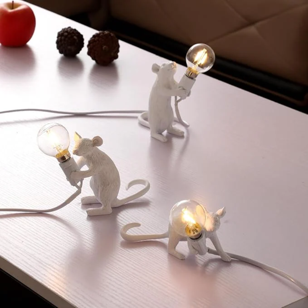 BowLift | Modern Mouse LED Table Lamp