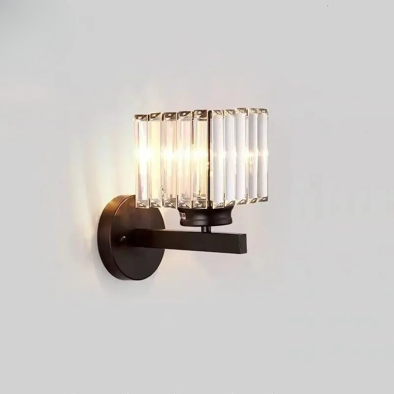 CrystalLuxe - Elegant Crystal LED Wall Lighting Bowlift