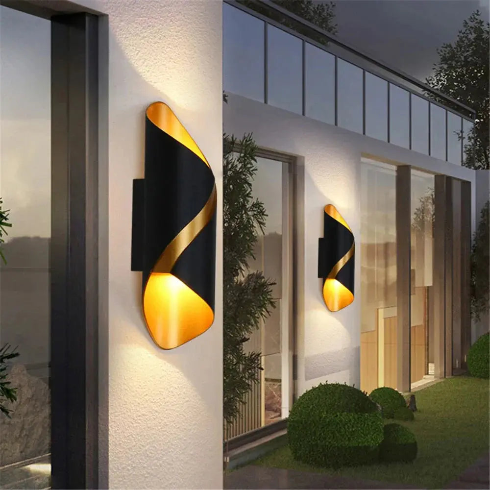 BowLift | VividAura – Sleek LED Wall Light for Stylish Outdoor Spaces