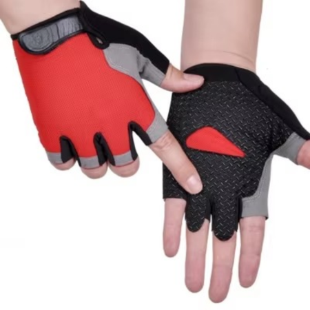 BowLift | Breathable Anti Slip Shock Absorbing Half Finger Cycling Gloves