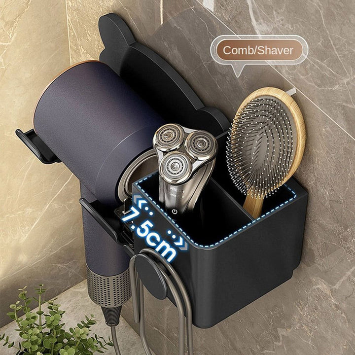 BowLift | Bathroom Hair Dryer Holder