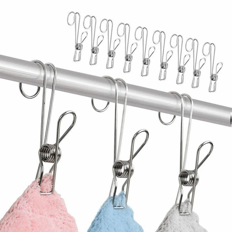 BowLift | Stainless Steel Metal Clips with Hooks