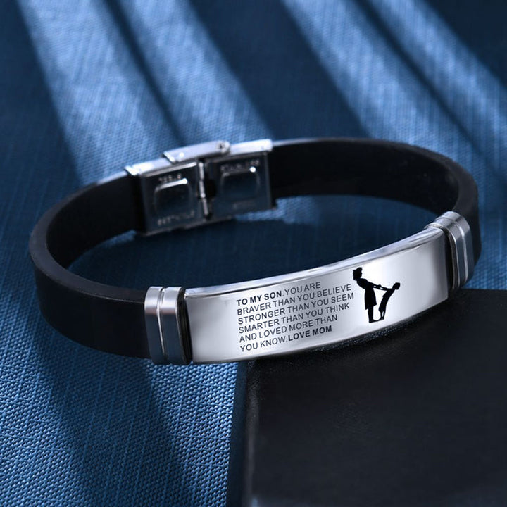 BowLift | To My Son Inspirational Bracelet