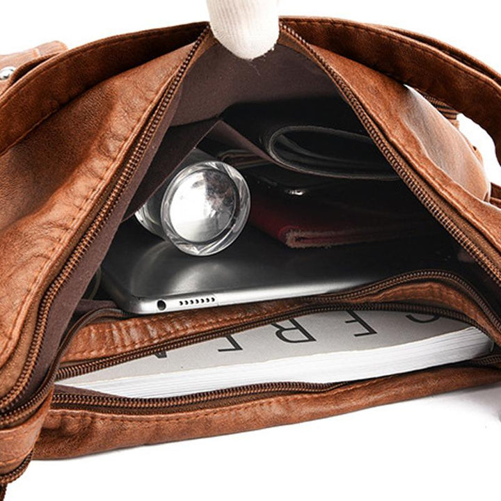 BowLift | Multi-Pocket Vintage Shoulder Bag