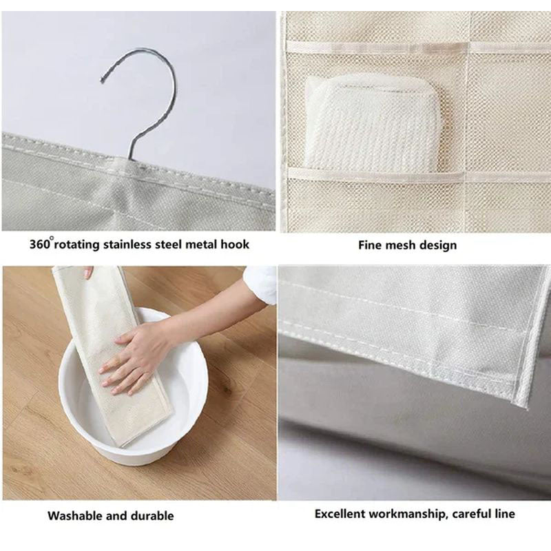 BowLift | Dual Sided Wall Shelf Wardrobe Storage Bags