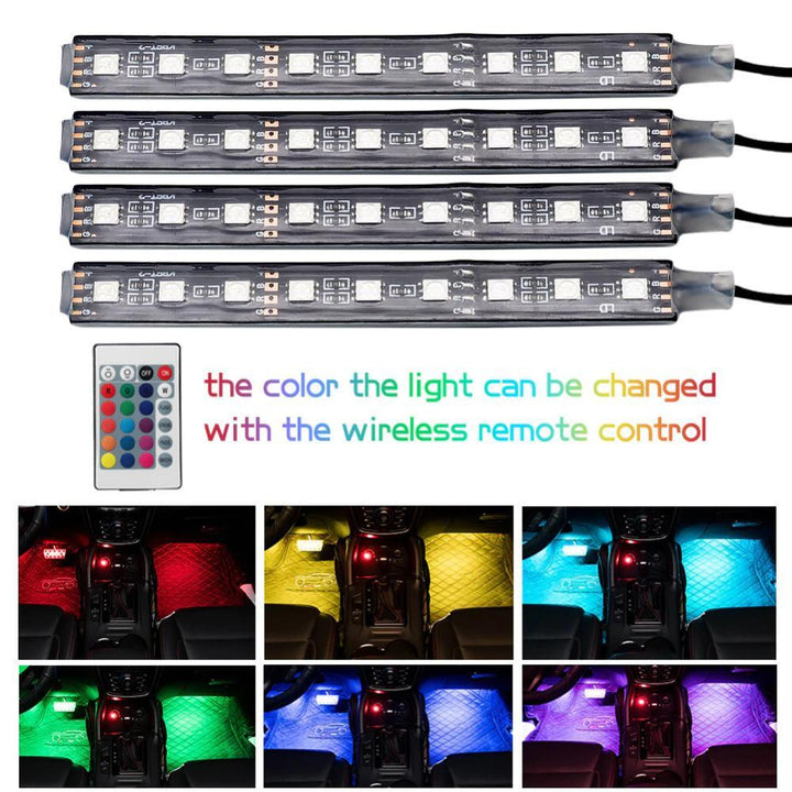 BowLift | Car RGB LED Strip Light Wireless Remote and Voice Control