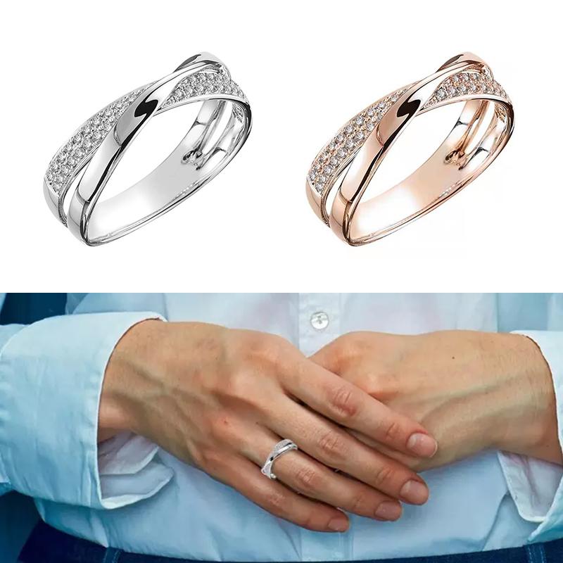 BowLift | X Shape Cross Ring for Women