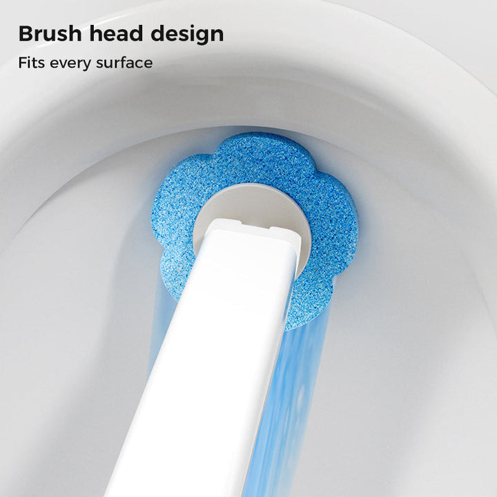 Toilet Wand Kit, Disposable Toilet Cleaning System with 18 Refill Heads | Bowlift