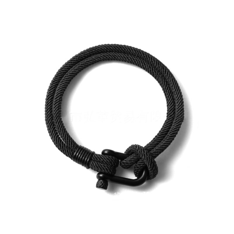 BowLift | U-shaped buckle nylon braided bracelet