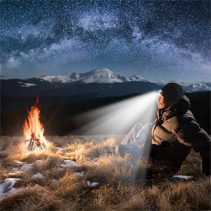 BowLift | Removable LED Headlamp Beanie Hat