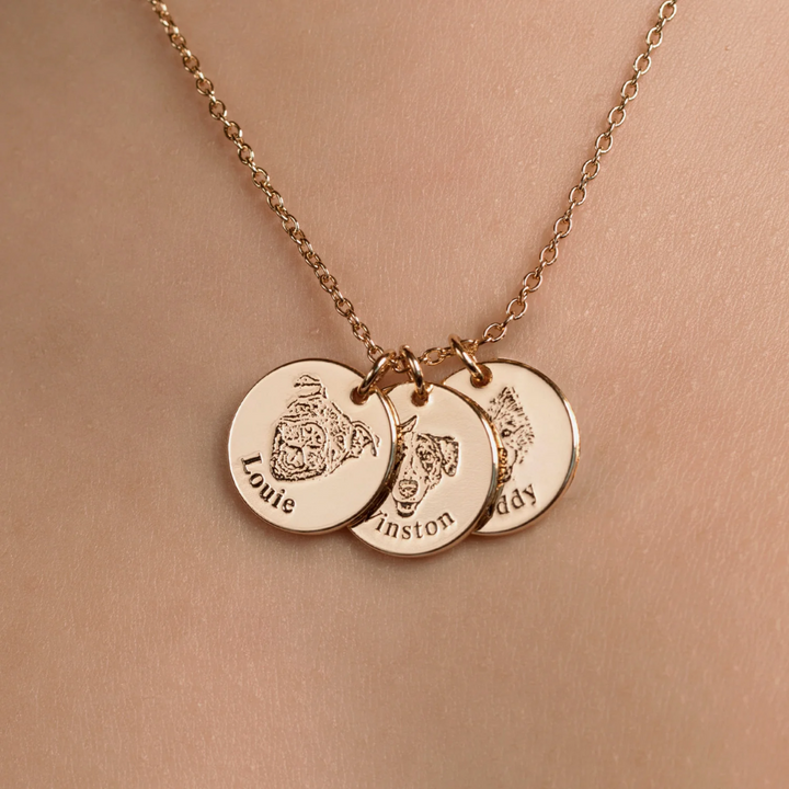 Custom Pet Memorial Necklace Bowlift