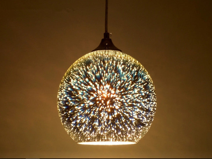 Fireworks Sphere – Silver – Without Light - Dia 30cm