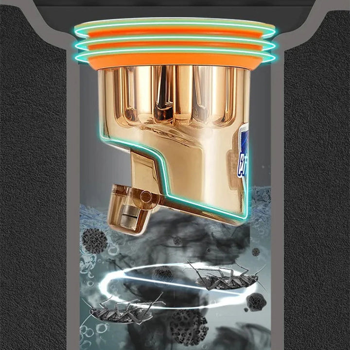 BowLift | Universal double deodorant drain core