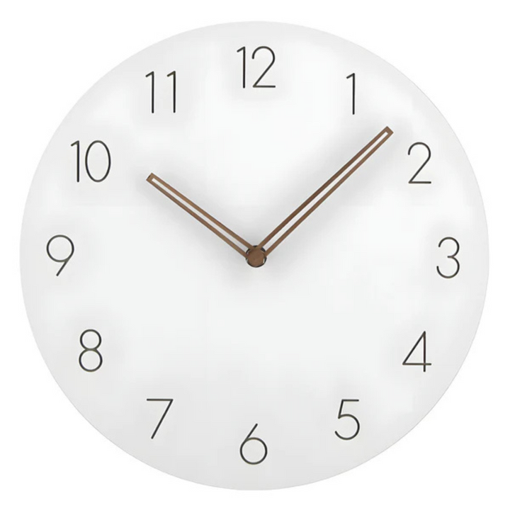 BowLift | Large Wooden Wall Clock – Minimalist Design with Silent Movement
