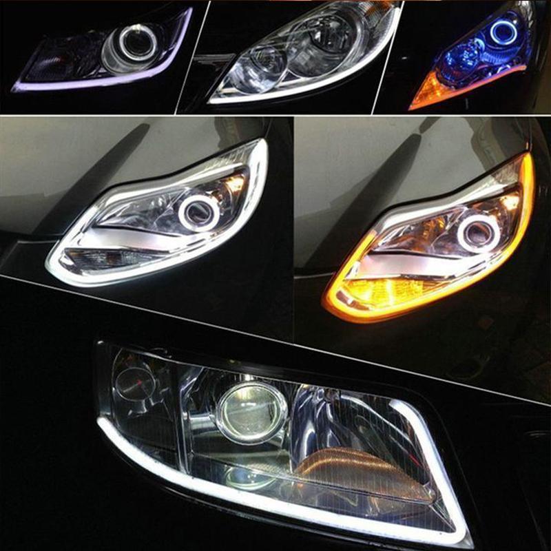 BowLift | Flexible DRL LED Night & Daytime Running Light Strip (No Disassembling Needed)