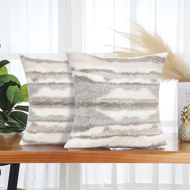 BowLift | Marble Inspired Plush Cushion Cover