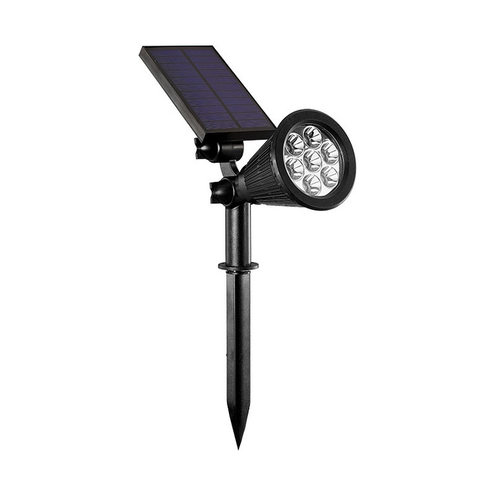 Solar Garden Spotlight with LED Lights, 4- or 7-Light Options
