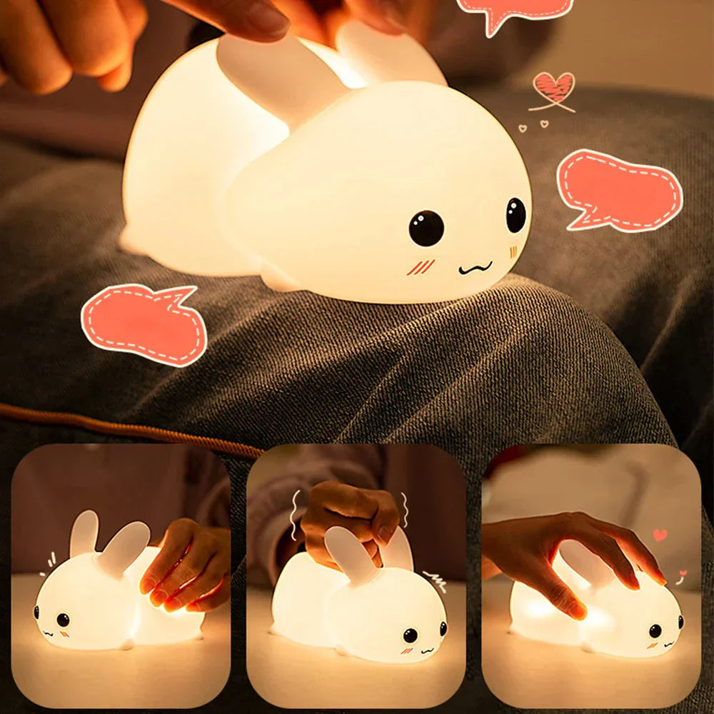 Cute LED Night Light for Kids Bowlift