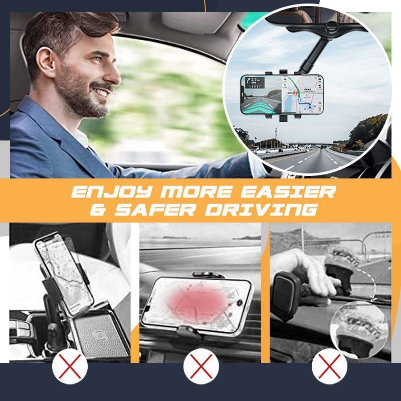 BowLift | Rotatable and extendable car phone holder