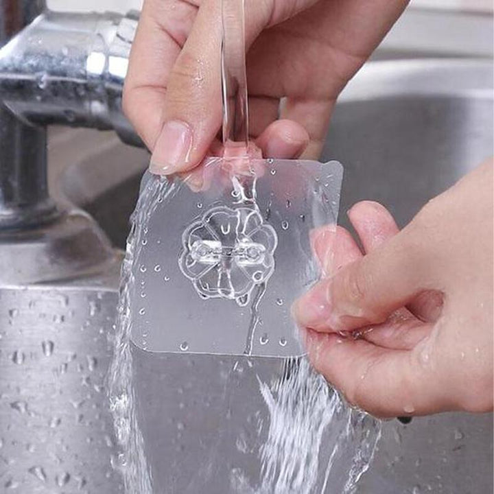 Self-Adhesive Wall Hooks, 10/20/30-Piece Options