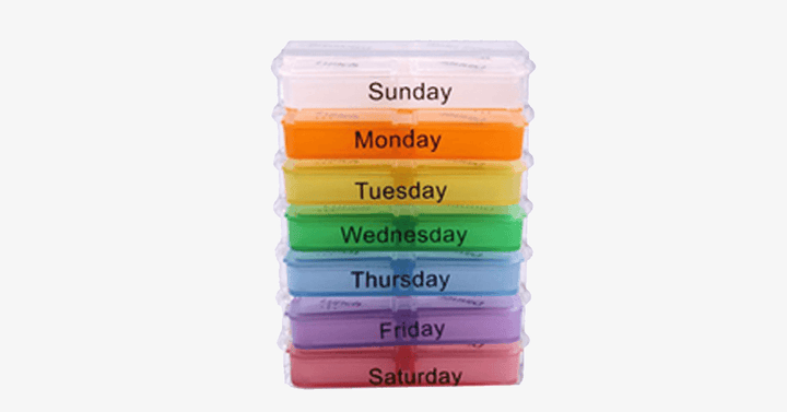 BowLift | Compact weekly tablet organizer