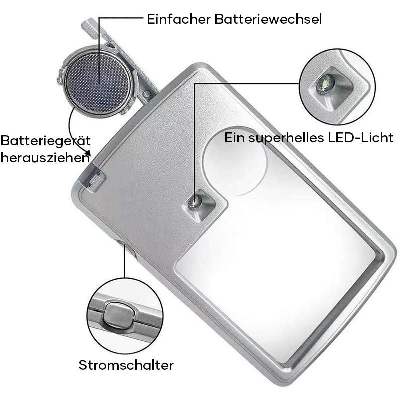 BowLift | LED card-type magnifying glass