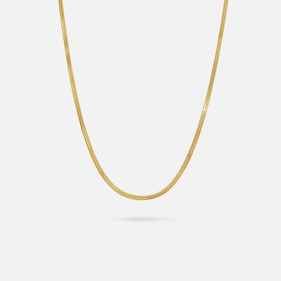 BowLift | Golden Structured Necklace – A Stylish Statement for Your Look