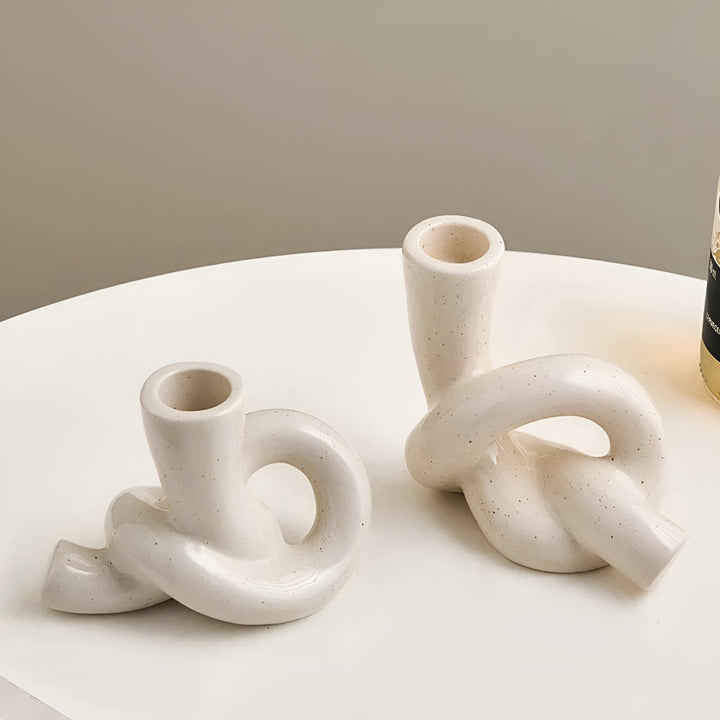 BowLift | Knot Ceramic Candle Holder