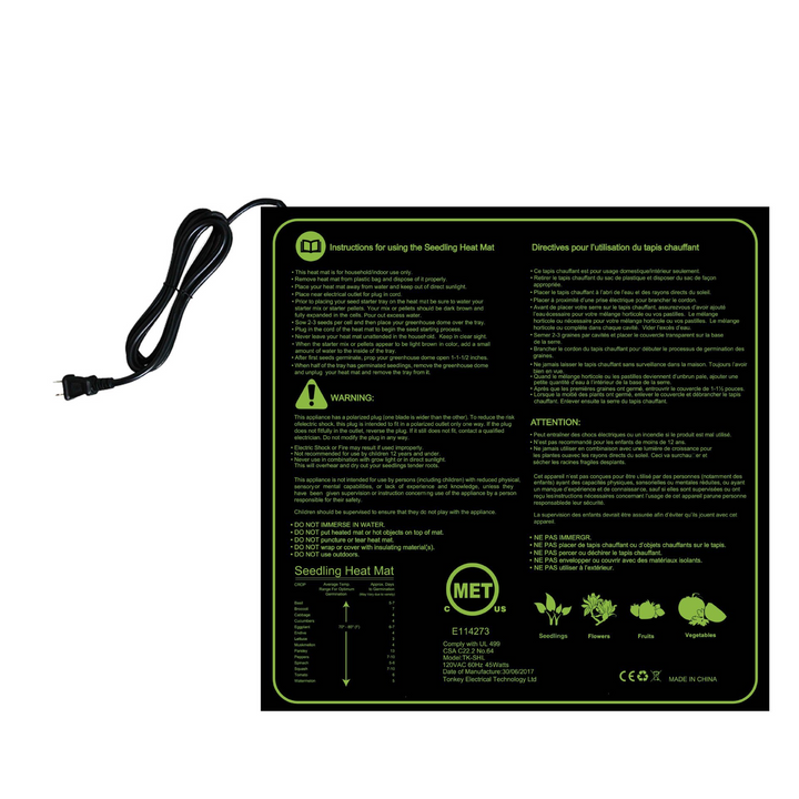 BowLift | Heating mat for seedlings – Temperature control for faster germination and growth
