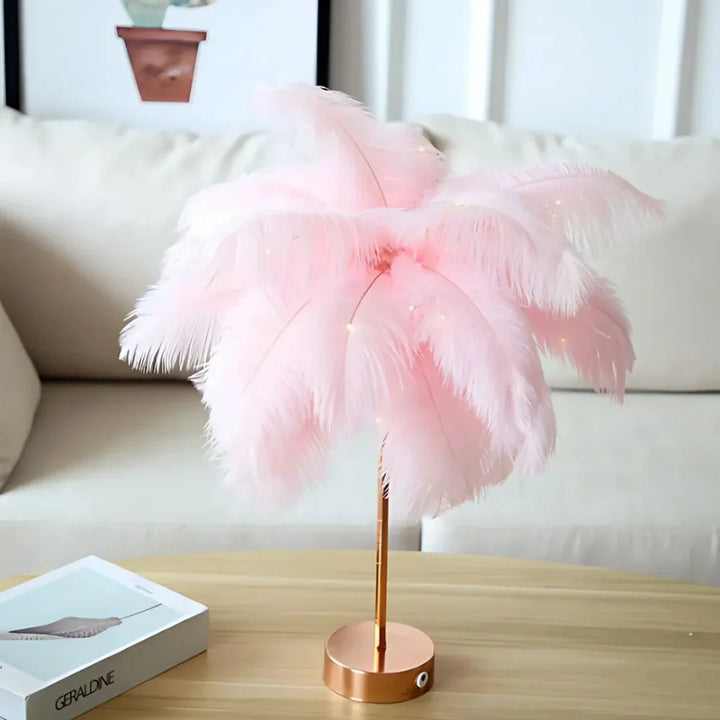 BowLift | Atmospheric Feather Palm Tree Lamp - LumaPalm