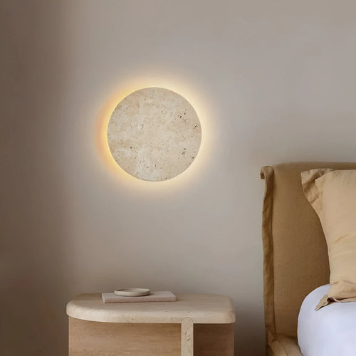 TerraLume – Round Stone Wall Light