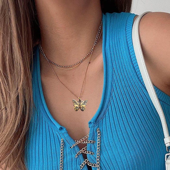 BowLift | Butterfly Initial "A" Necklace