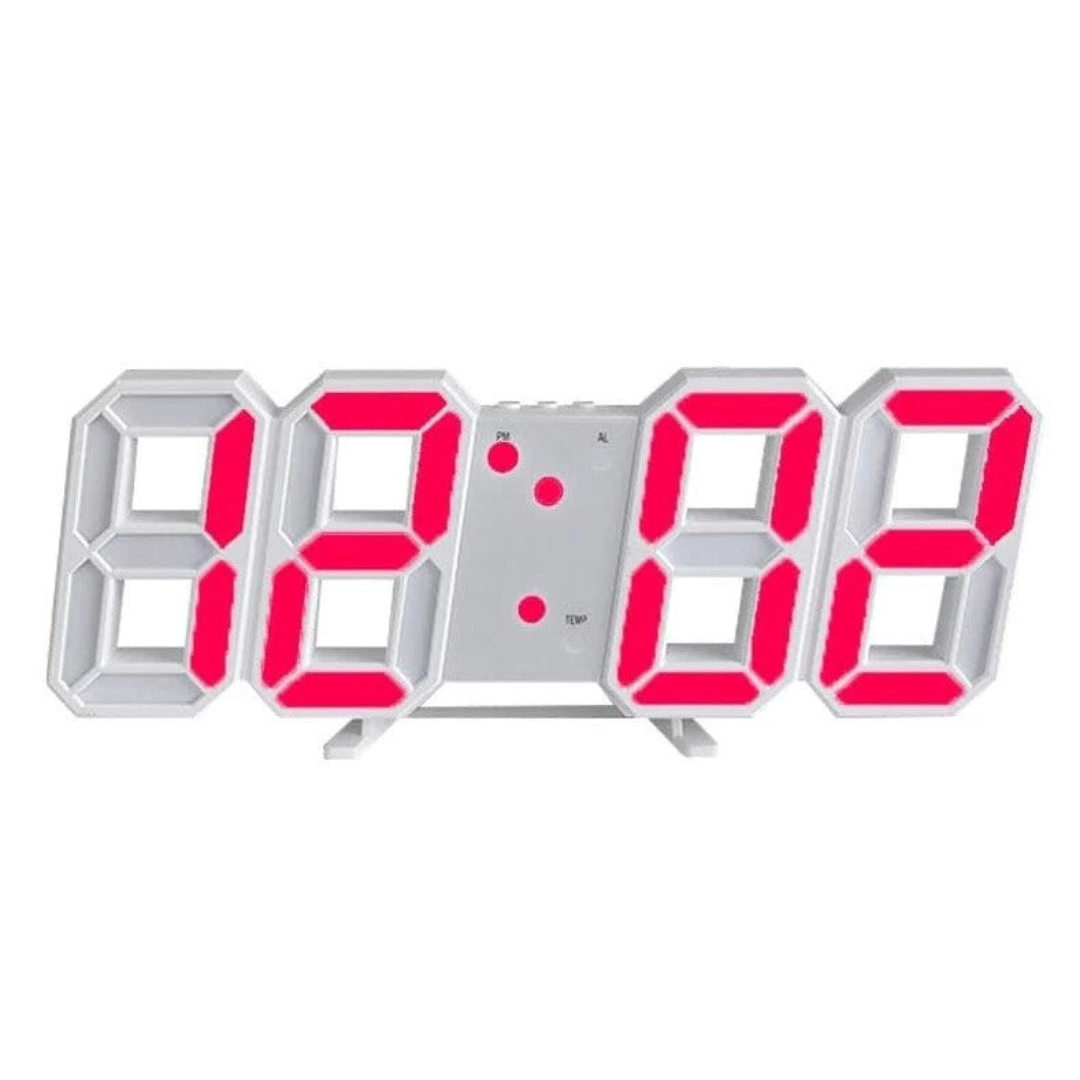 BowLift | Modern 3D LED Wall Clock – Digital Eye‑Catching Display