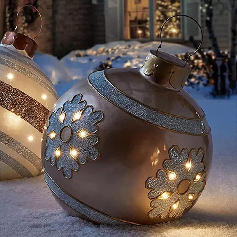 Inflatable Christmas decoration ball for outdoor use | Bowlift