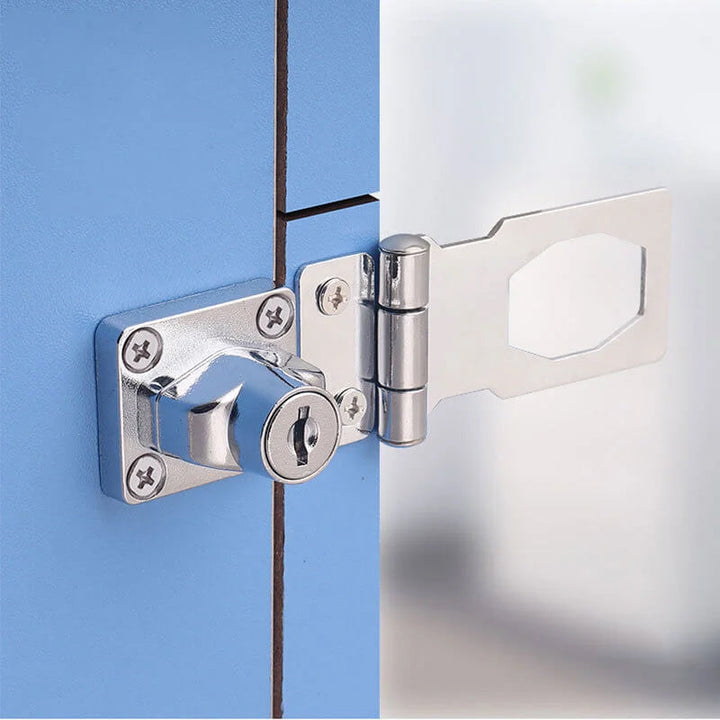 Door lock bolt | Installation without drilling with key