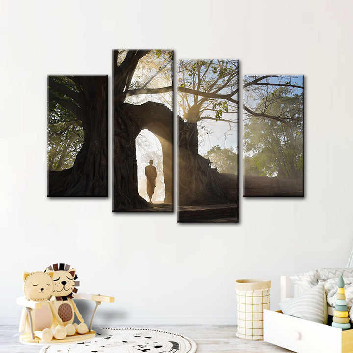 Under The Arch 4 Piece - Canvas Wall Art Painting | Bowlift