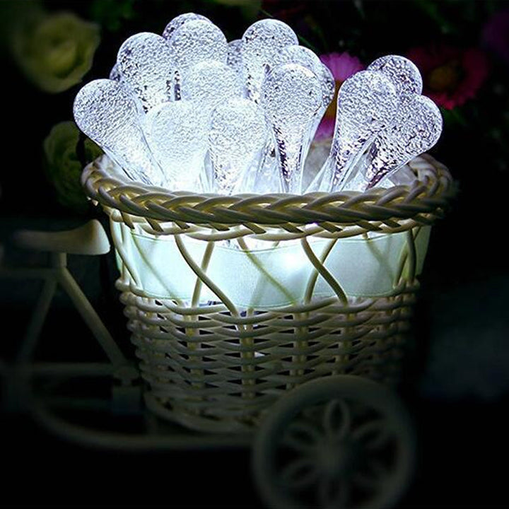 BowLift | Solar Water Droplet String Lights