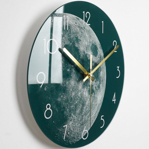 Elegant Wall Clock made of Glass Bowlift