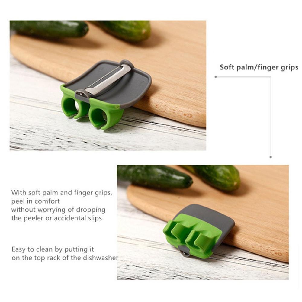 Two finger shaved fruit peeler | Bowlift
