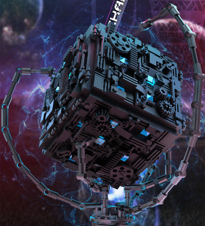 Puzzle Unlock Box with Five-Element Cipher and Centrifugal Mechanisms