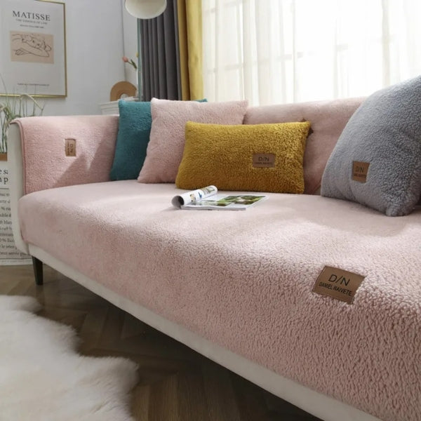 BowLift | Waterproof Sofa Throw Covers | Slip Couch Protector | Washable Sofa Cover for Sofa Beds